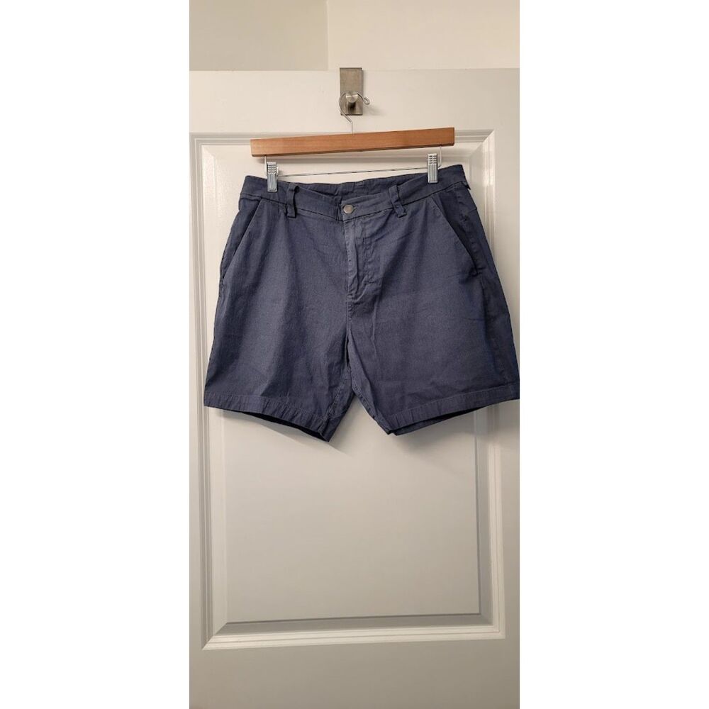 Lululemon Men's ABC Shorts Sz. 30 Tech Canvas Heather Blue Athletic Preppy